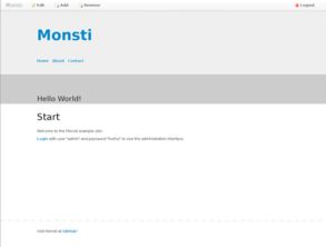 monsti 0.5 發(fā)布,go 編寫的 cms 系統